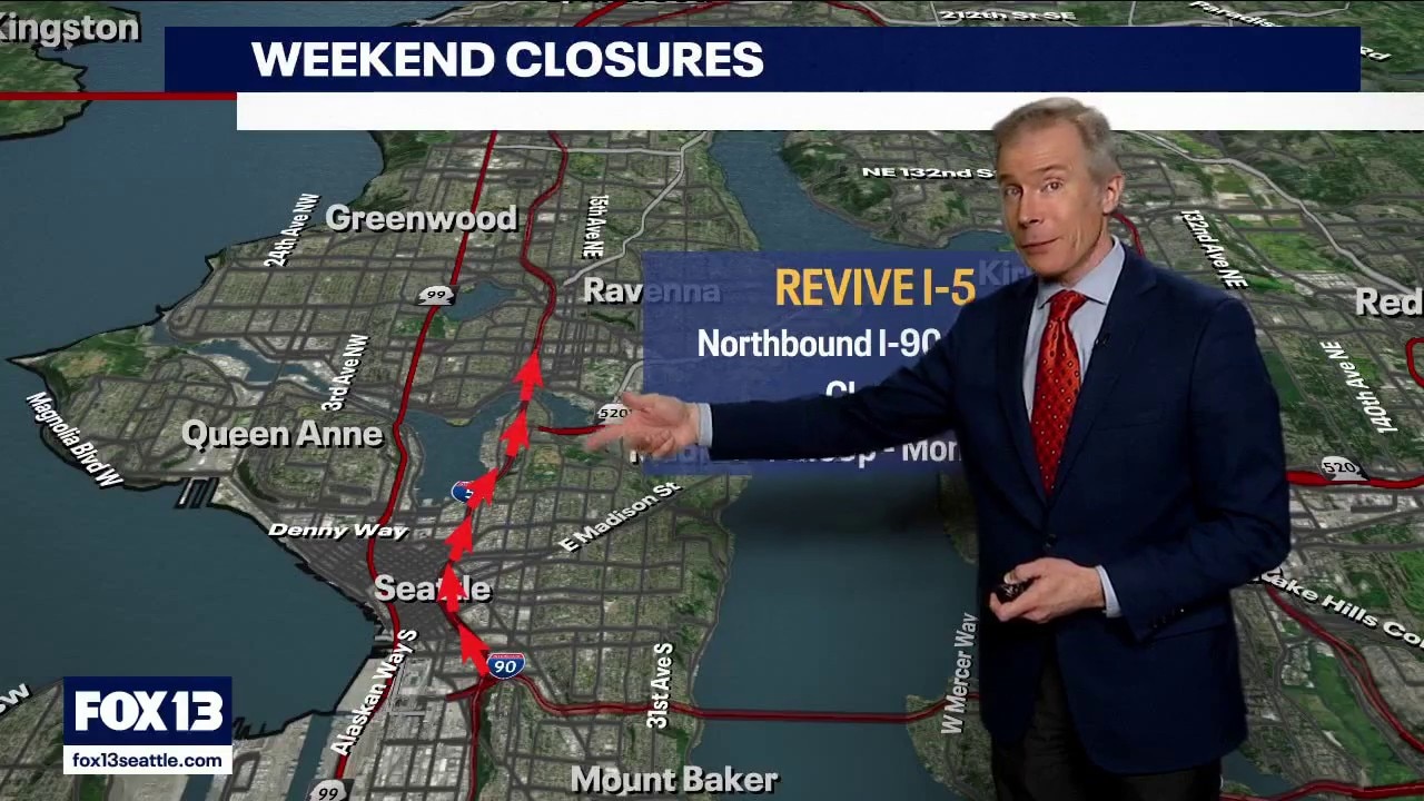 Seattle traffic: Major freeway closures this Halloweekend