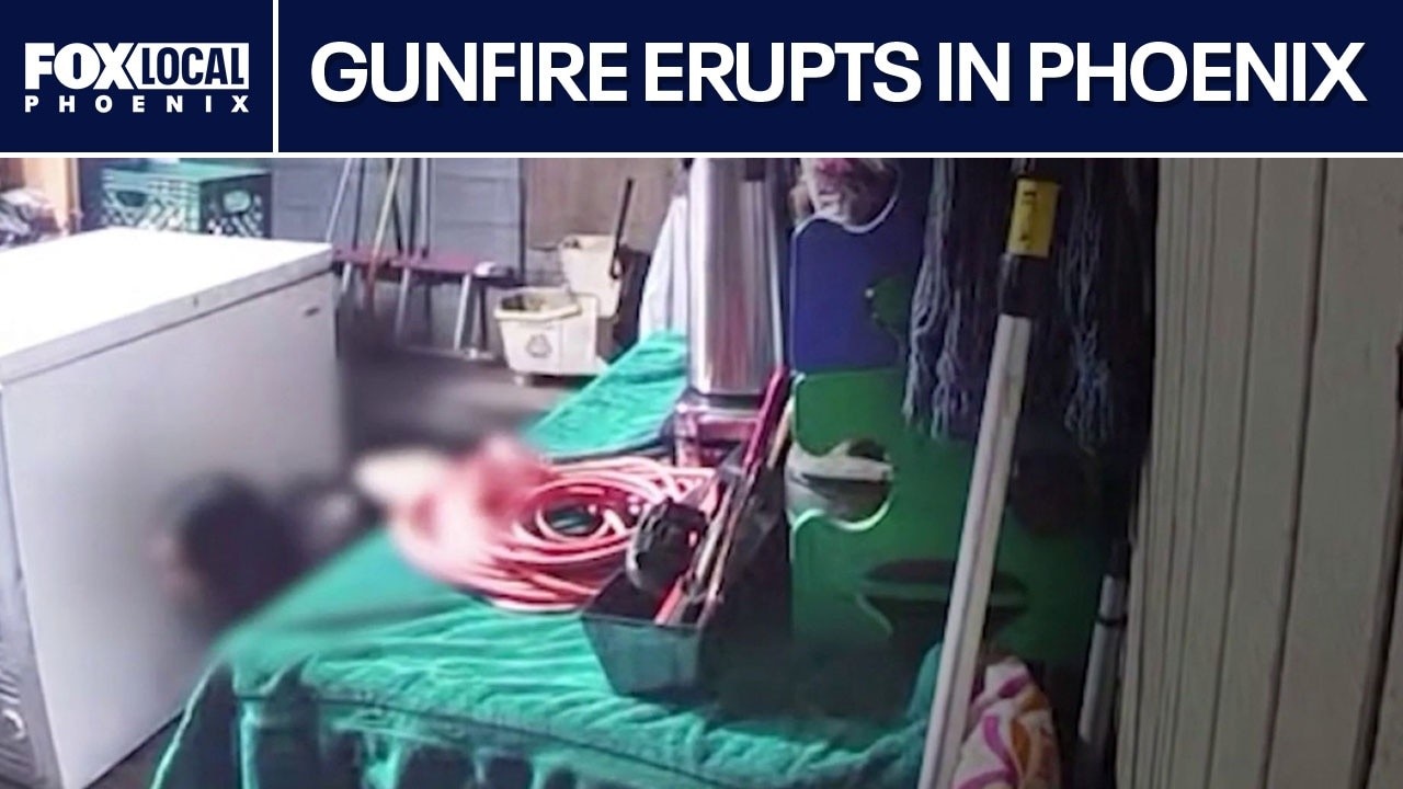 Video captures gunfire during south Phoenix robbery