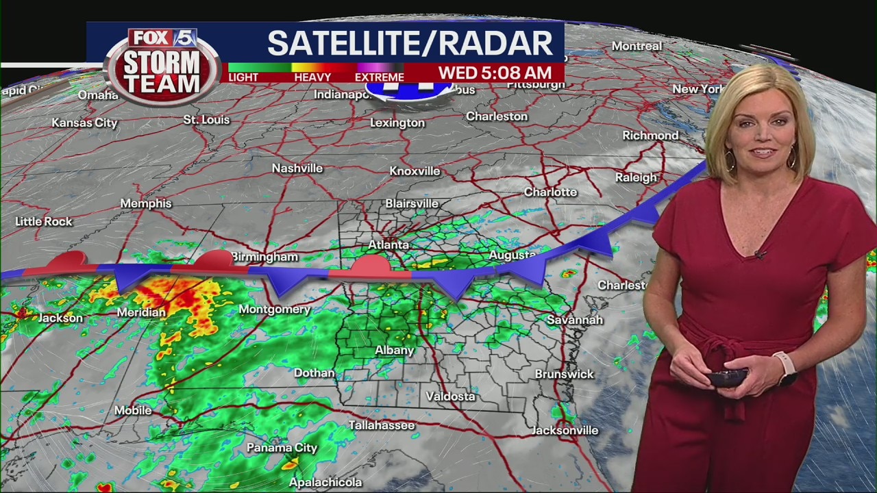 Wednesday morning weather forecast