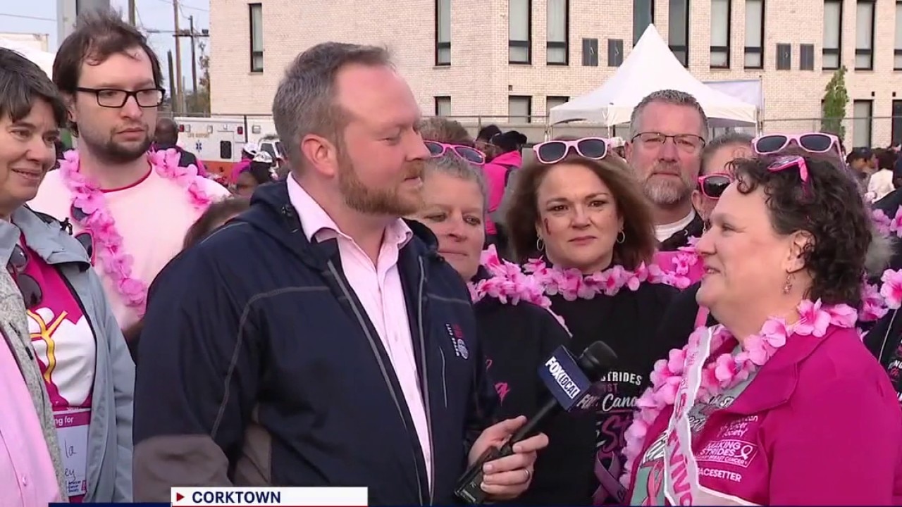 Making Strides Against Breast Cancer held at corner ballpark