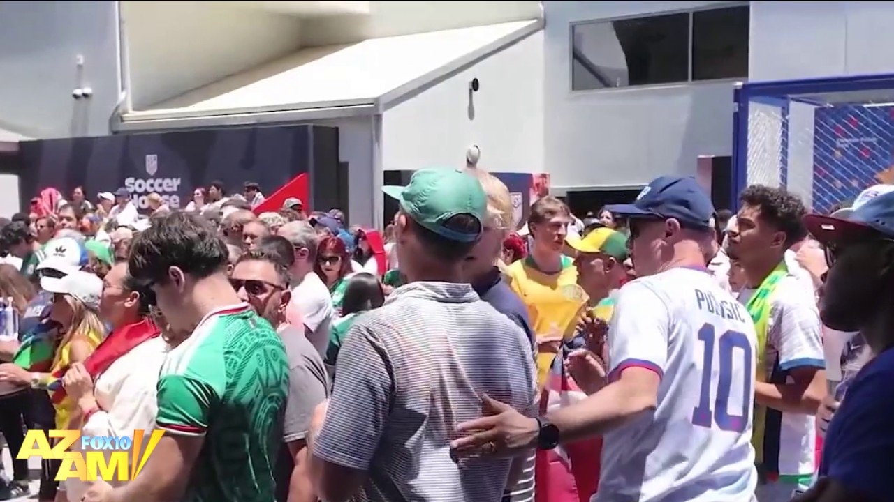 World Cup opener draws thousands to Los Angeles