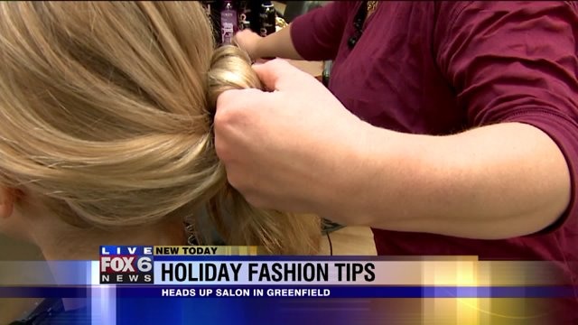 Learn how to give yourself a casual, yet classy hairstyle for New Year`s Eve
