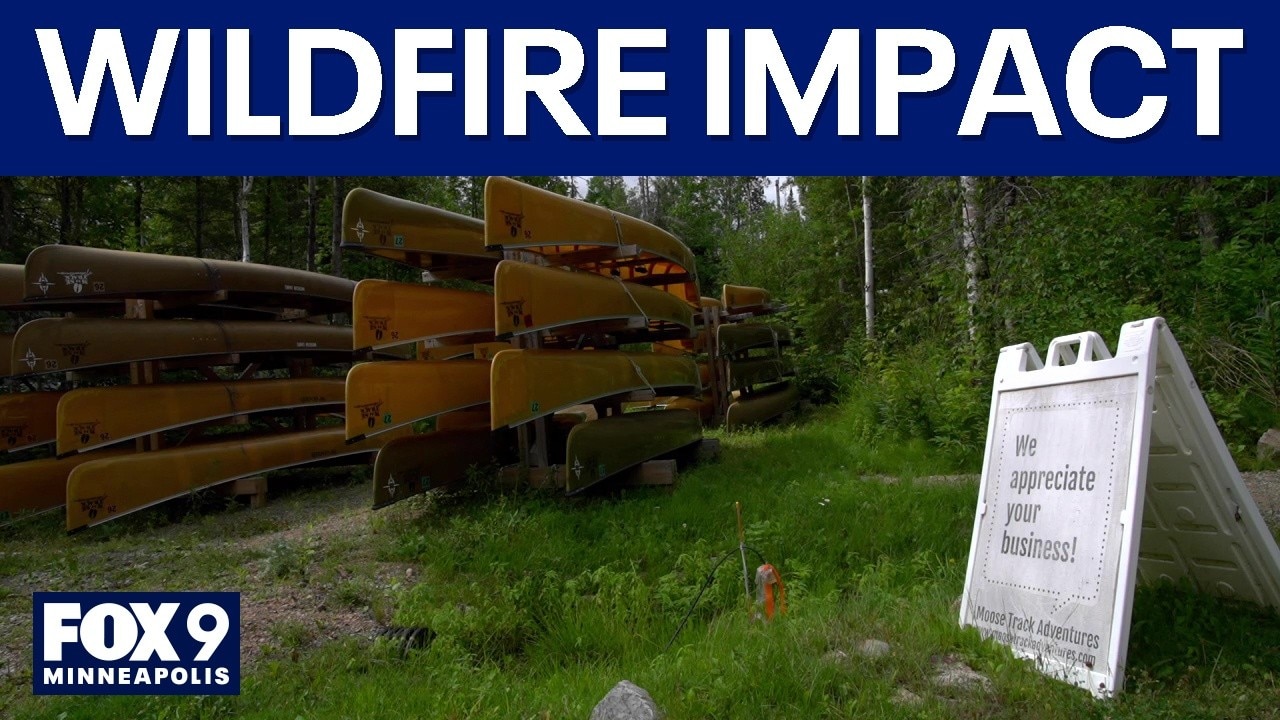 Businesses feeling wildfire toll in Minnesota