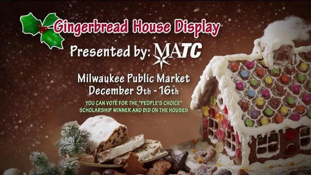 Justin learns all about the Gingerbread House Display event