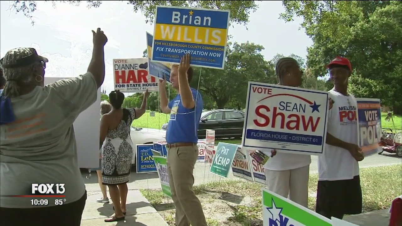 Early voting numbers up on first day