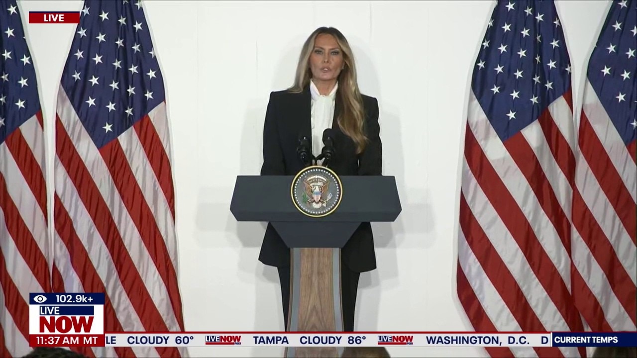 Melania Trump delivers "Fostering the Future" address