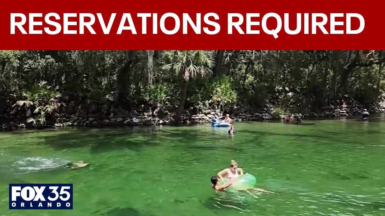 Reservations required for Blue Spring State Park staring July 15
