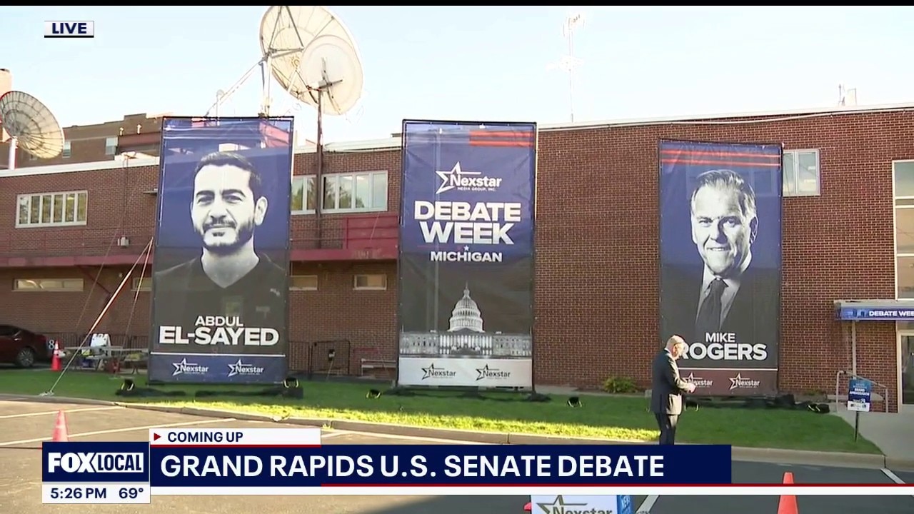 Abdul El-Sayed, Mike Rogers debate tonight in Grand Rapids