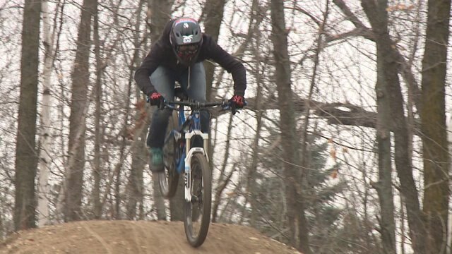 Mild weather allows Little Switzerland to open up bike paths & ski runs