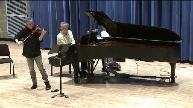 Frank Almond gearing up for performance Monday night