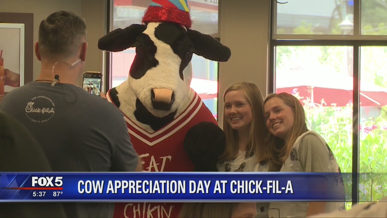 Cow appreciation day at Chick-Fil-A