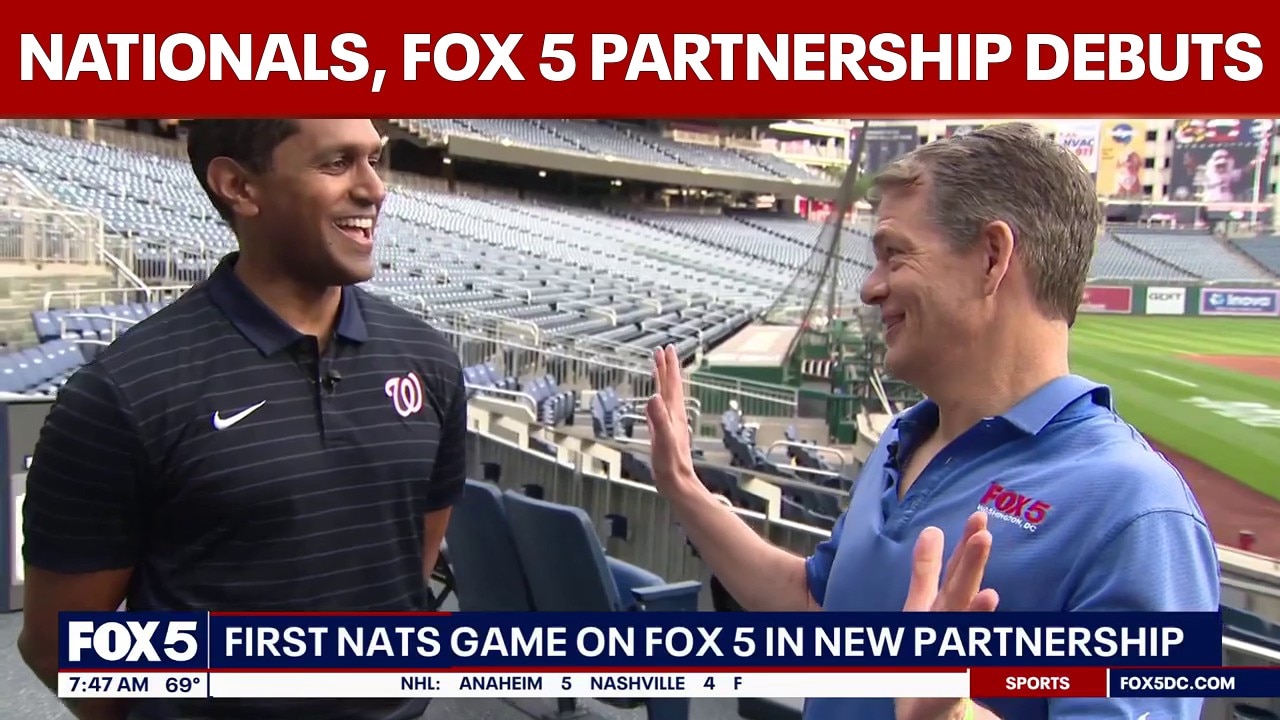 Nationals, FOX 5 partnership debuts Friday as team honors the military