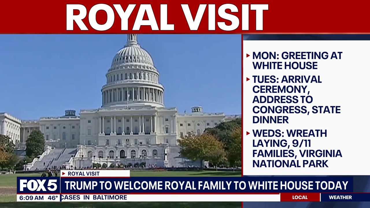 King Charles III arrives in US for royal visit