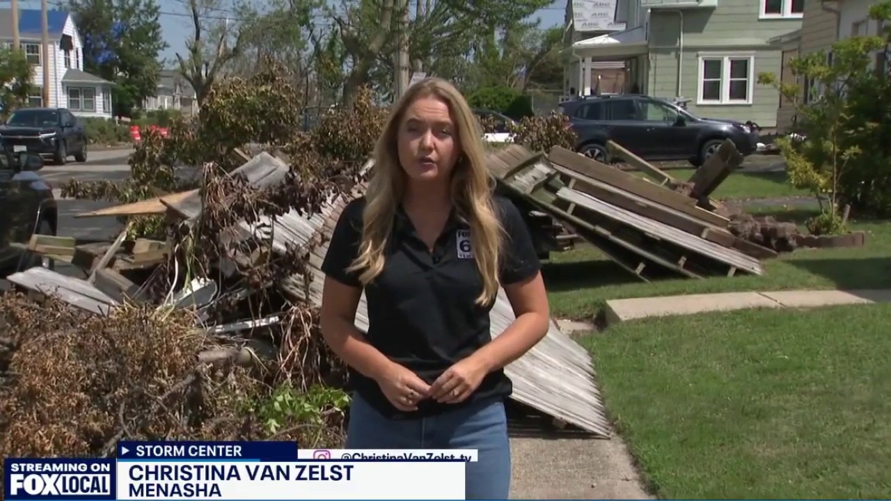 Menasha tornado; weekend clean up 