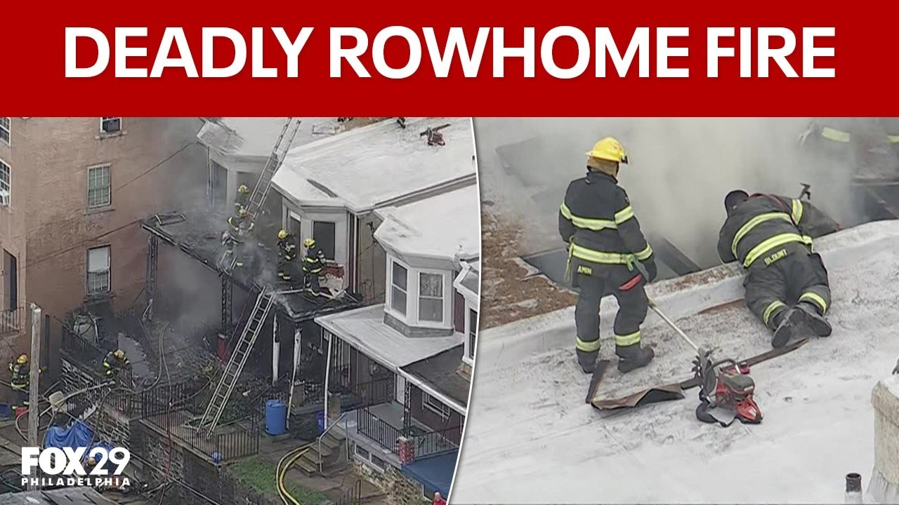 Woman dead, 2 firefighters hurt in Manayunk rowhome fire