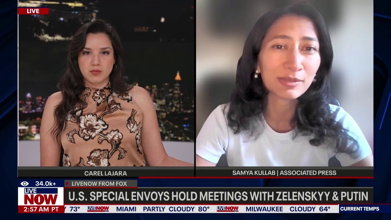 US envoys hold meetings with Zelenskyy & Putin