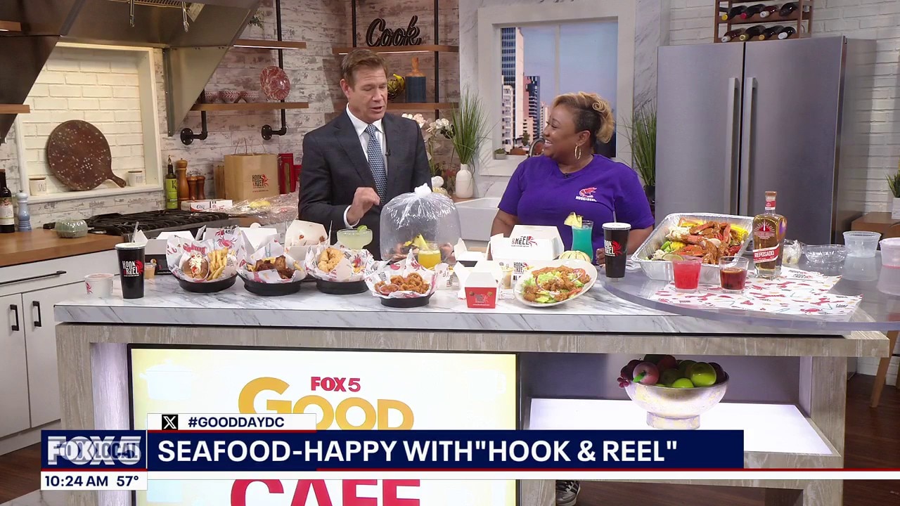 Seafood happy with Hook & Reel