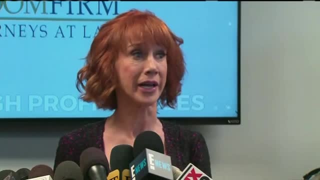 Kathy Griffin holds news conference to respond to 'bullying from the Trump family'