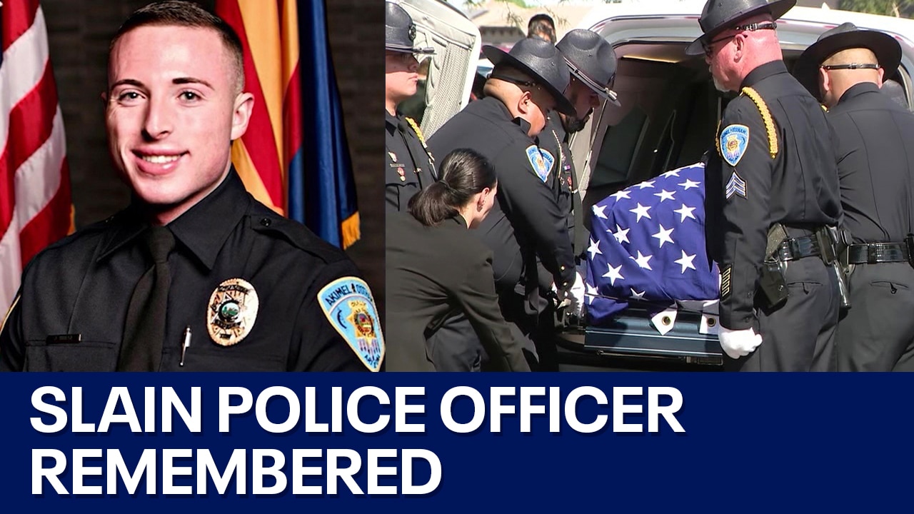 Memorial held for slain Gila River police officer