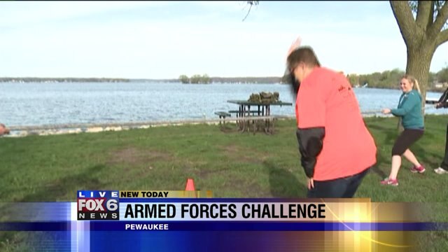 Laura gets details on Armed Forces challenge