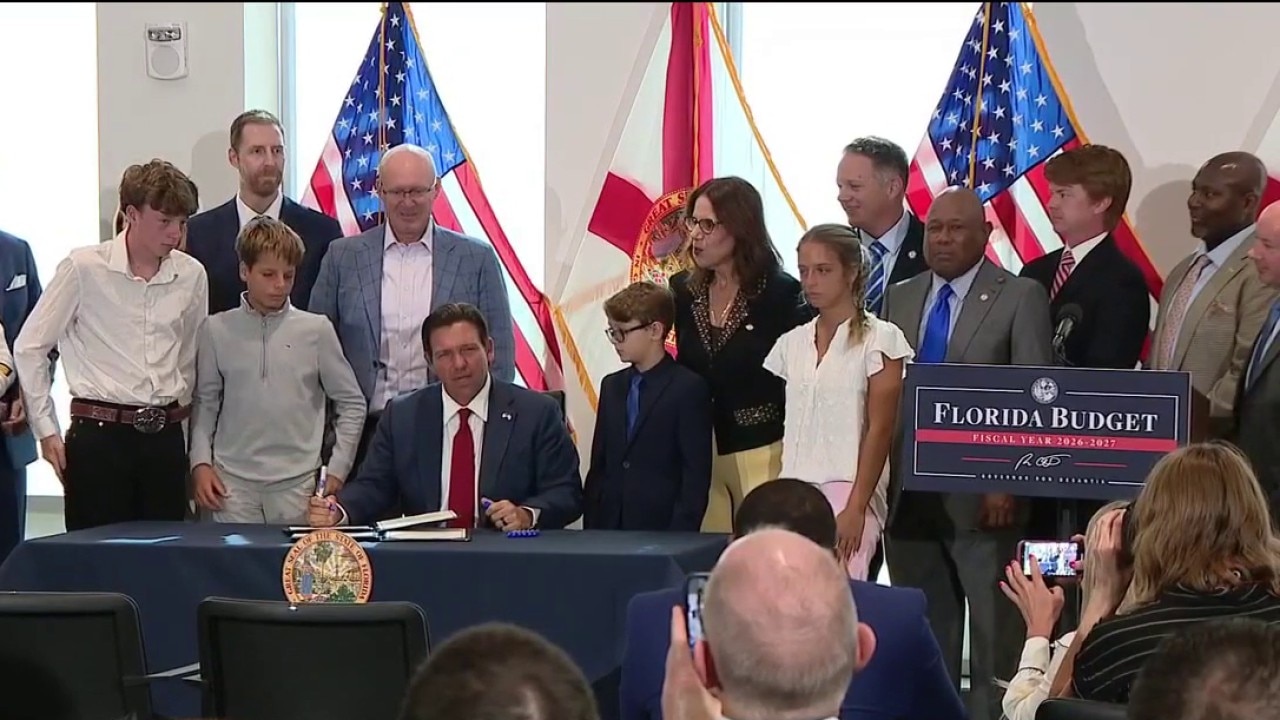 Gov. DeSantis signs $117.6B Florida budget 