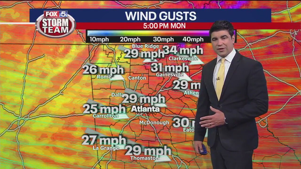 Monday morning weather forecast