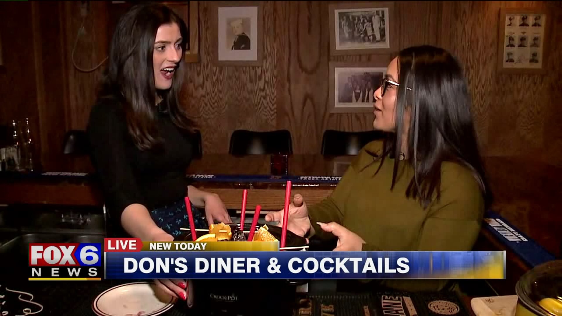 Serving an old fashioned menu