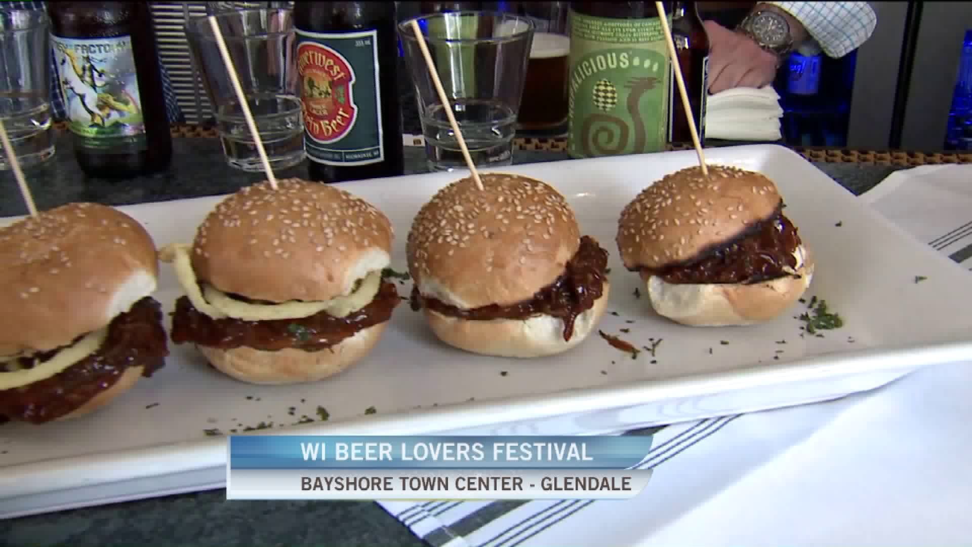 All kinds of food at the Beer Lovers Festival