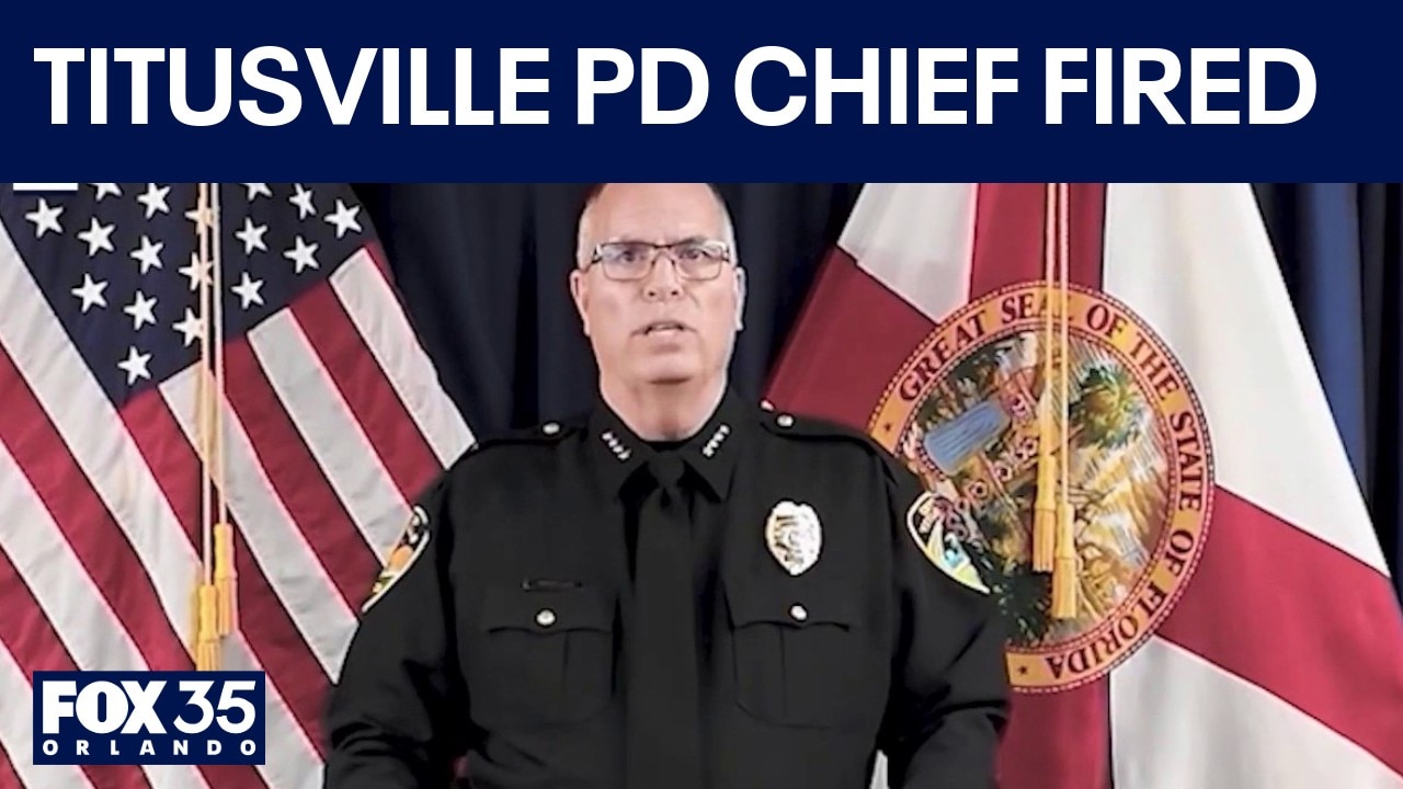 Titusville police chief fired after city vehicle crash