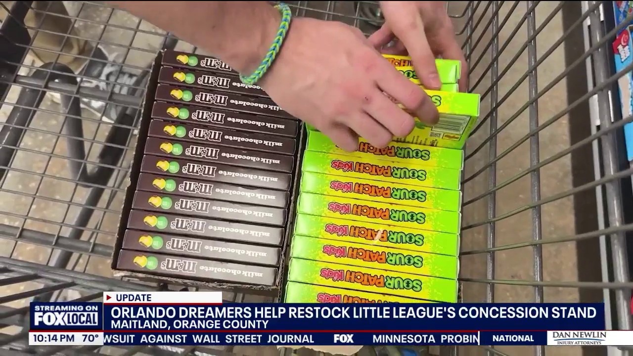 Orlando Dreamers restock little league concessions after break-ins