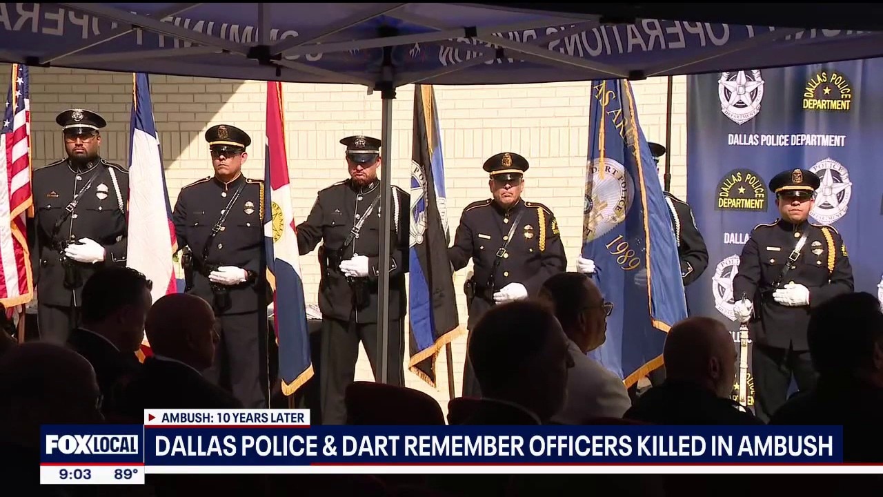 Dallas, DART Police remember officers killed in 2016 ambush