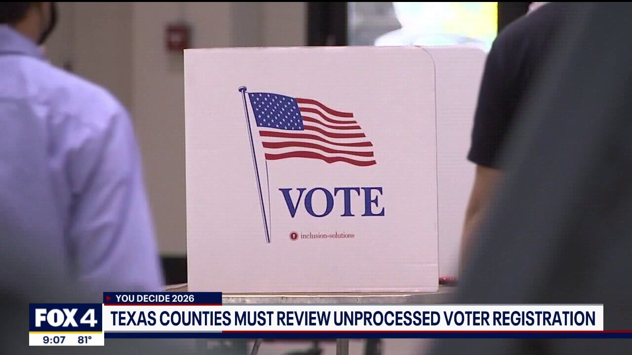 Error leads to unprocessed Texas voter applications 
