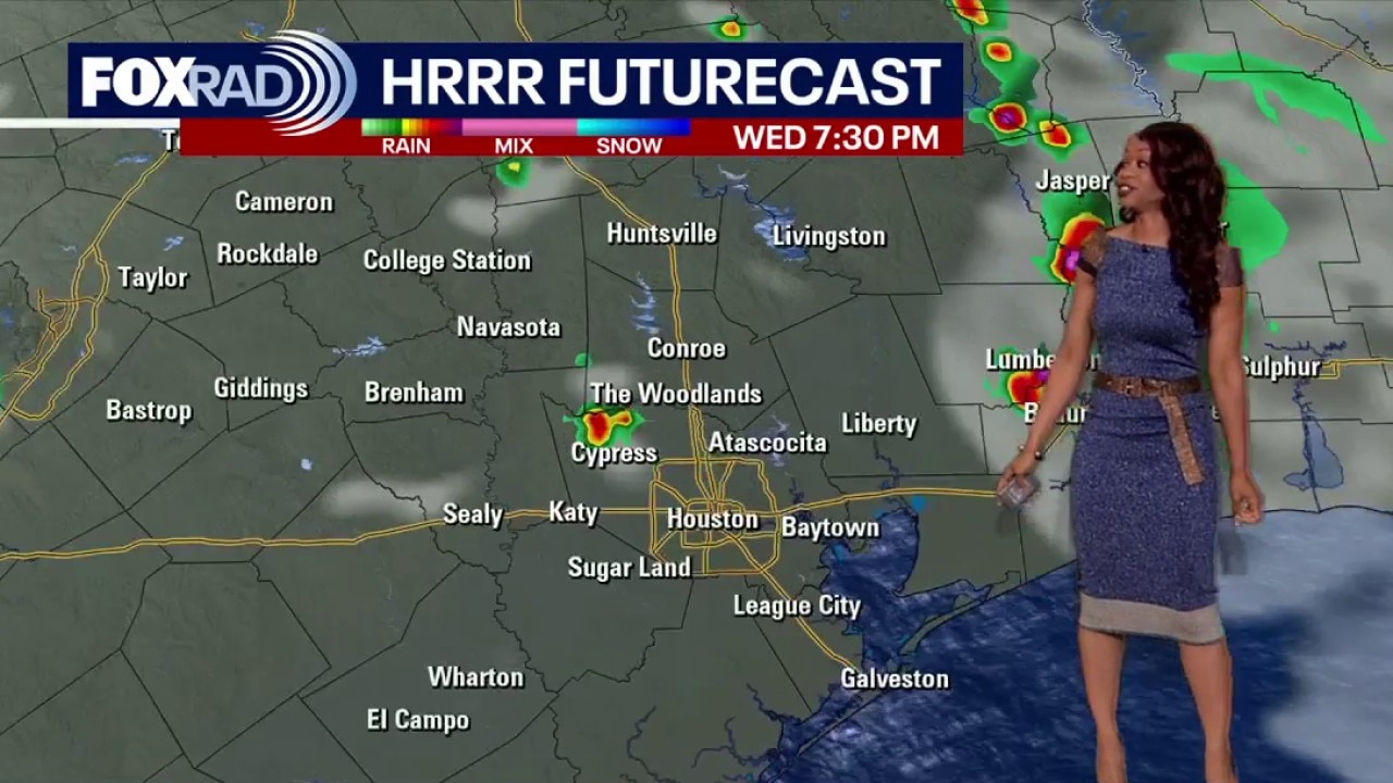 Houston weather: Brief evening rain, higher chances Thursday