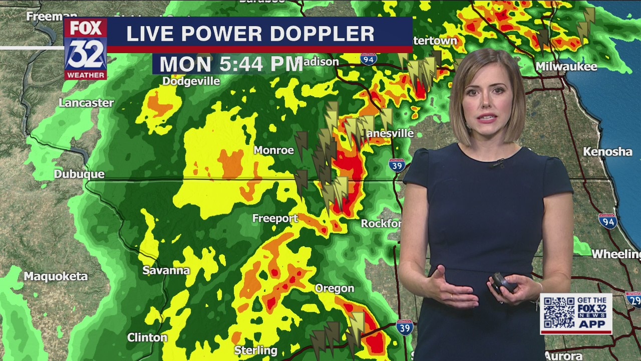 Severe storms possible Monday night across Chicago area