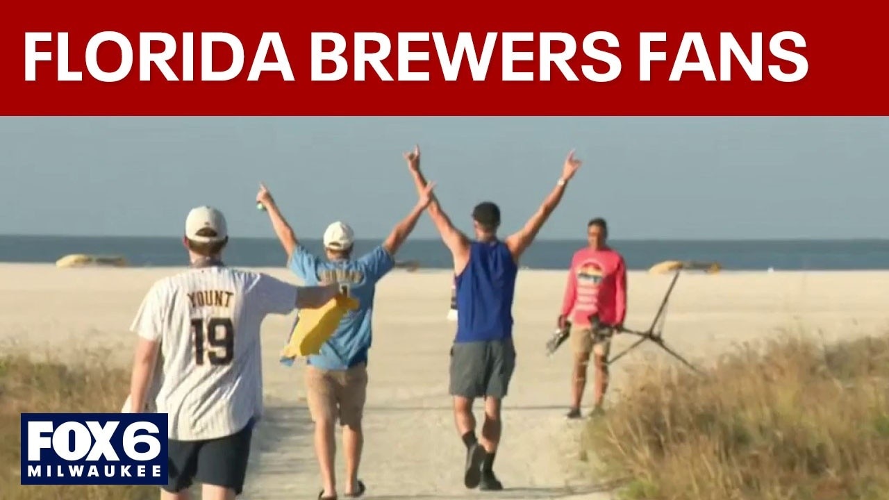 Brewers fans in Florida celebrate first World Series title in franchise history