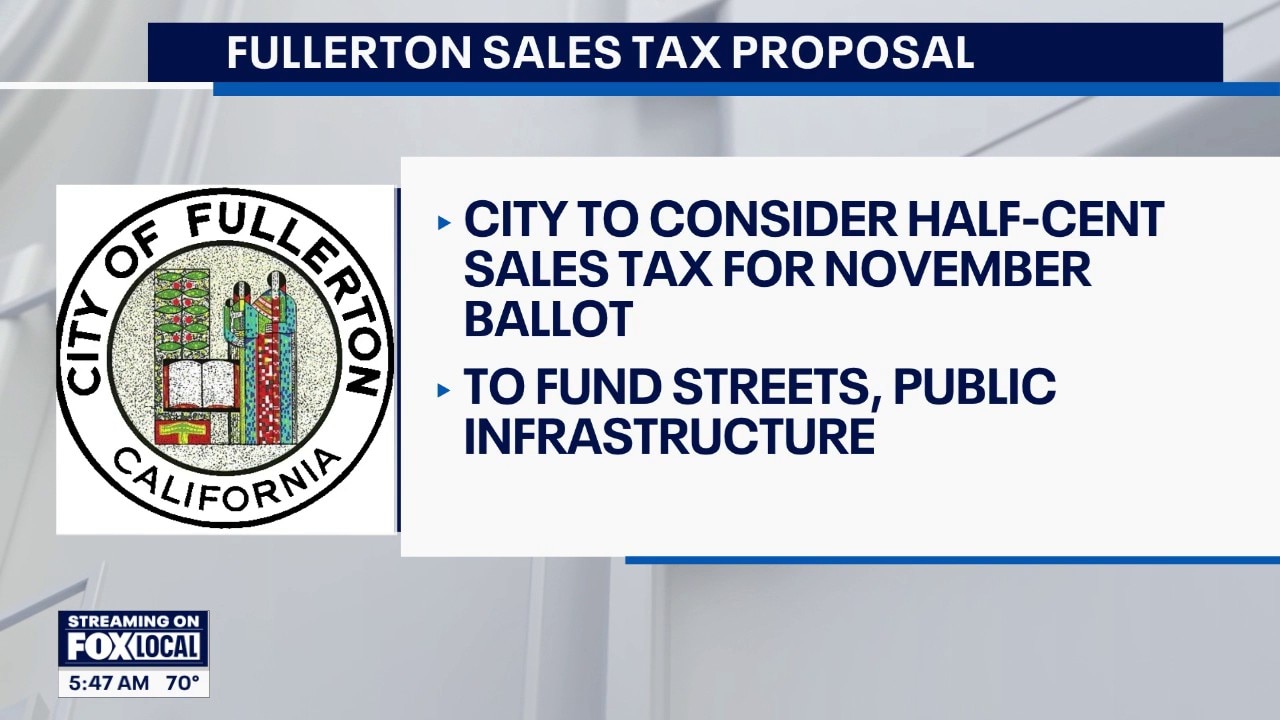 Fullerton considers sales tax proposal