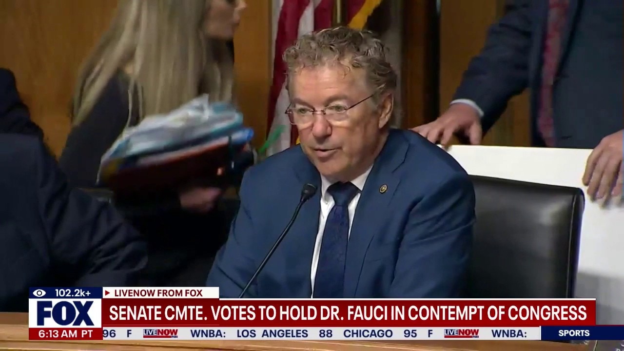 Senate Cmte. holds Fauci in contempt of congress