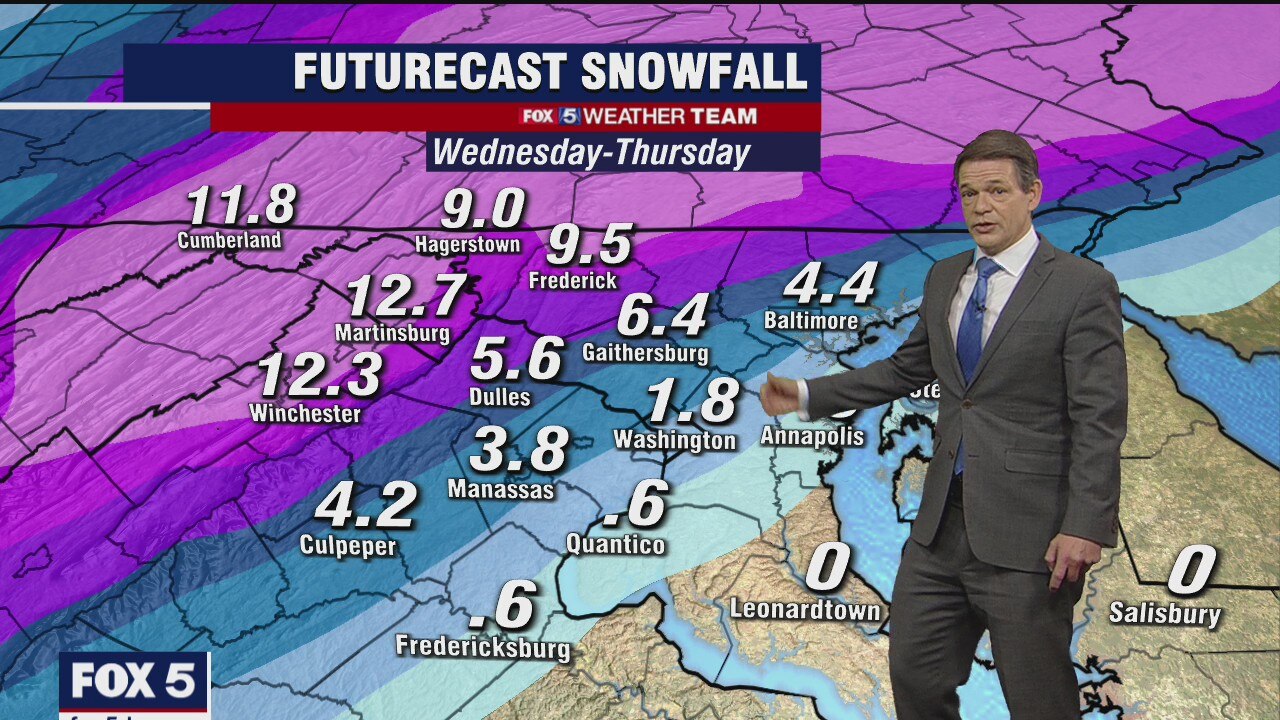 FOX 5 Weather forecast for Wednesday, December 16