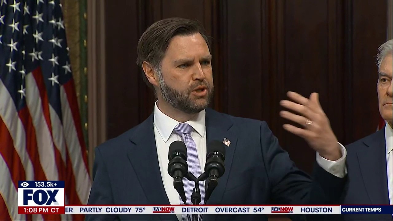 VP Vance makes "major" announcements from White House Task Force to Eliminate Fraud