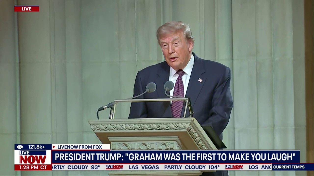 President Trump delivers eulogy at Sen. Graham's funeral