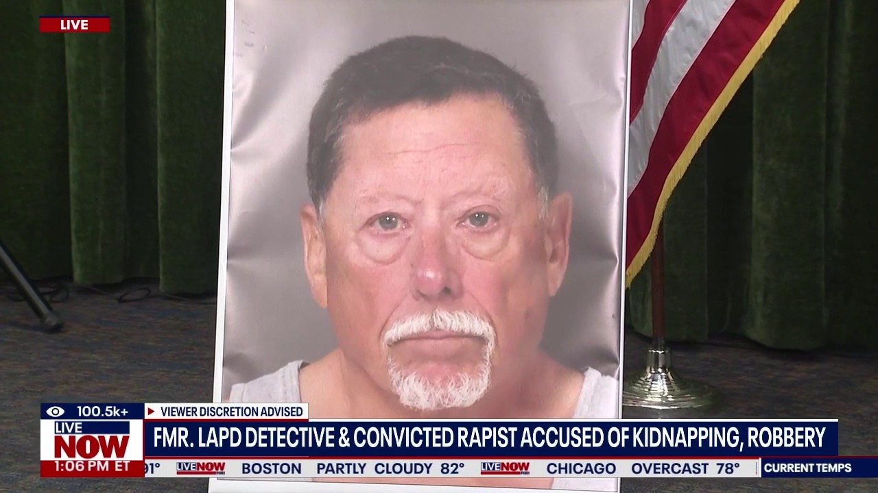 LAPD detective & convicted rapist accused of kidnapping 