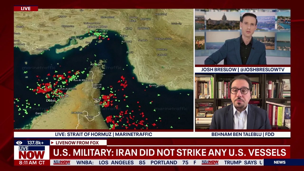 US denies Iran struck a military vessel 
