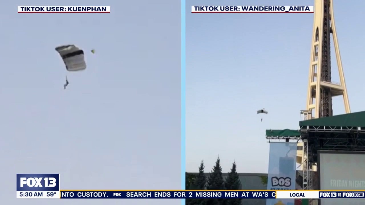 Seattle Space Needle base jumpers still on the run