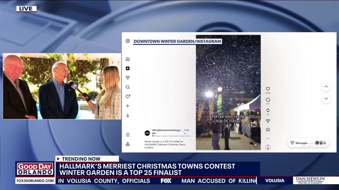Florida town a finalist in Hallmark 'Merriest Christmas Towns' contest