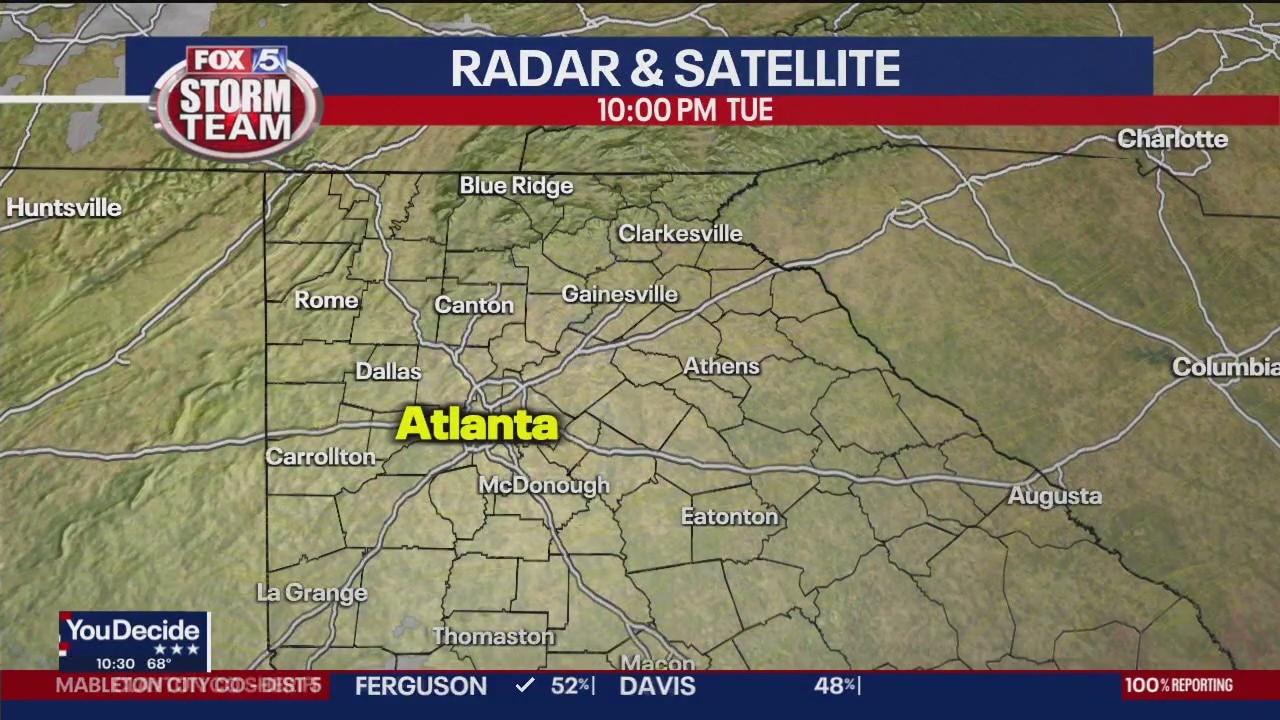 Tuesday late night forecast