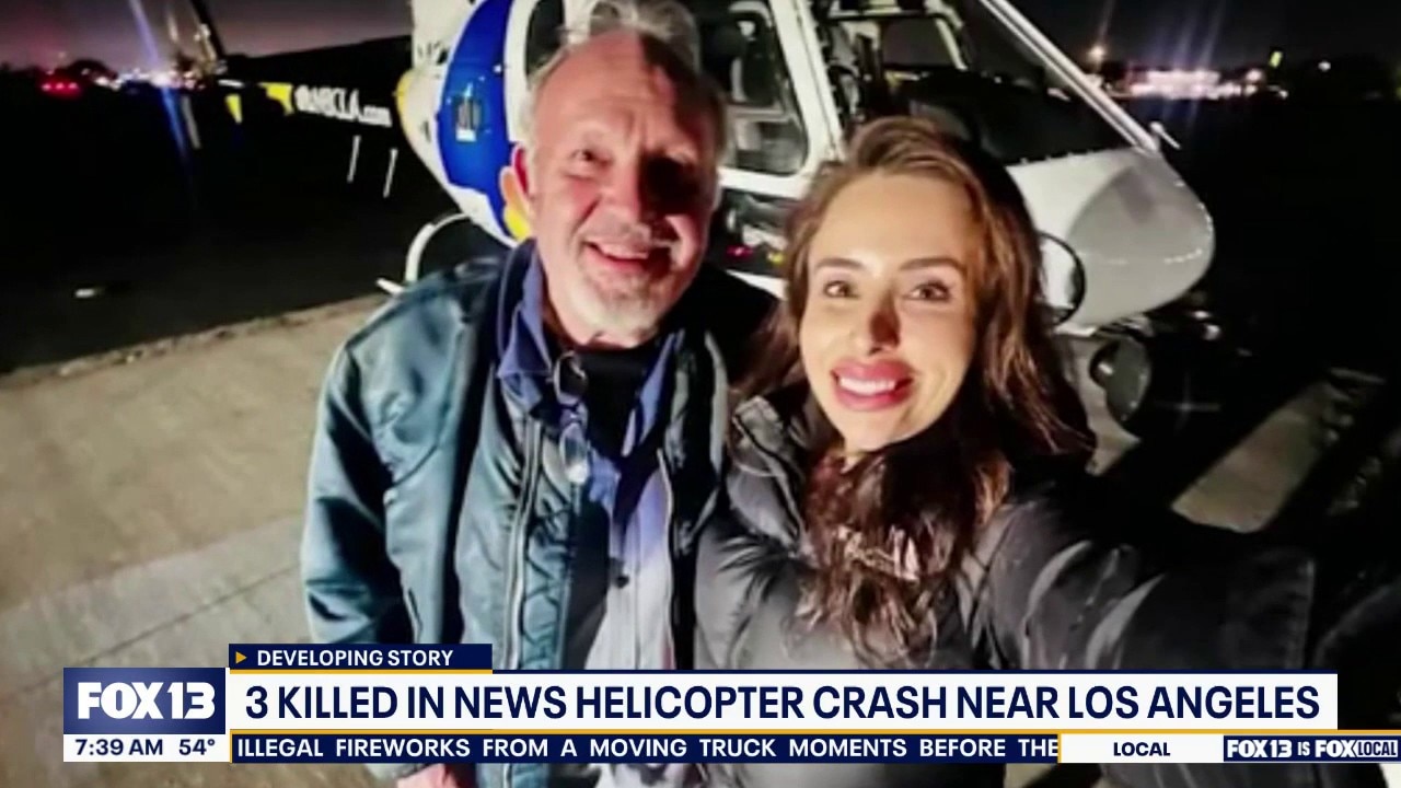 3 killed in news helicopter crash near Los Angeles