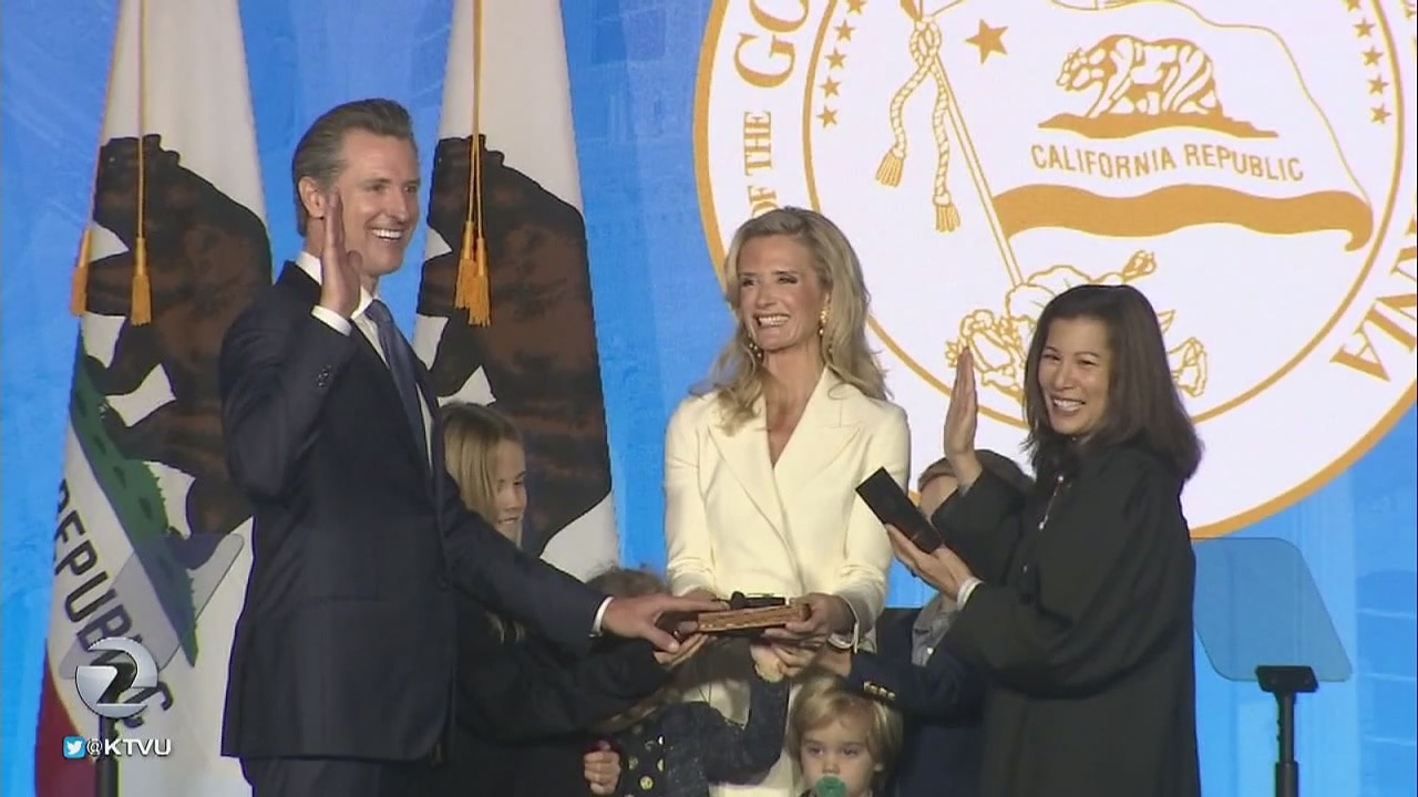 California Gov. Newsom's first 100 days in office