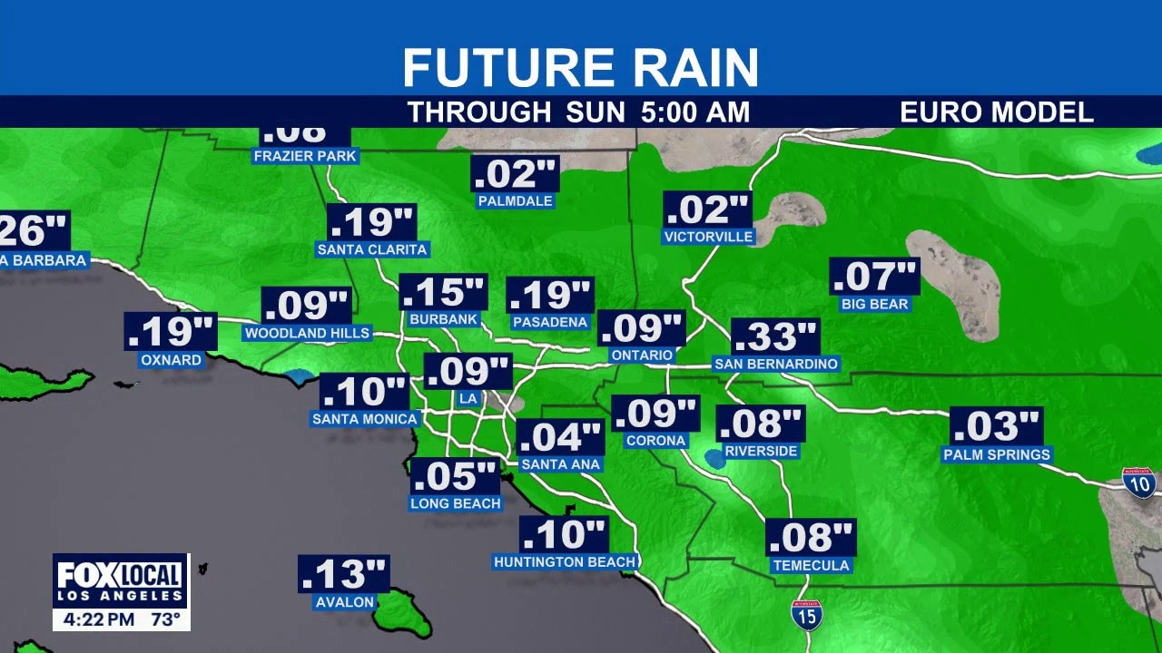 Could it rain this Halloween weekend in LA?