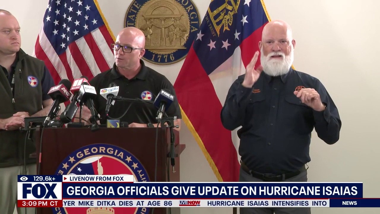 Georgia officials update on Isaias forecast, prep