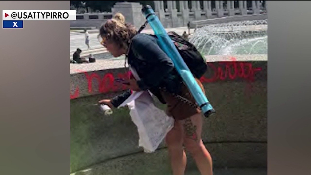 Arrest made in World War II Memorial vandalism: 'Despicable'